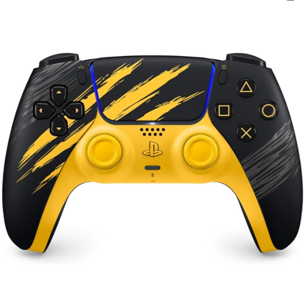 Controle sem fio DualSense® – Edição Limitada Amarelo Marvel's Wolverine
