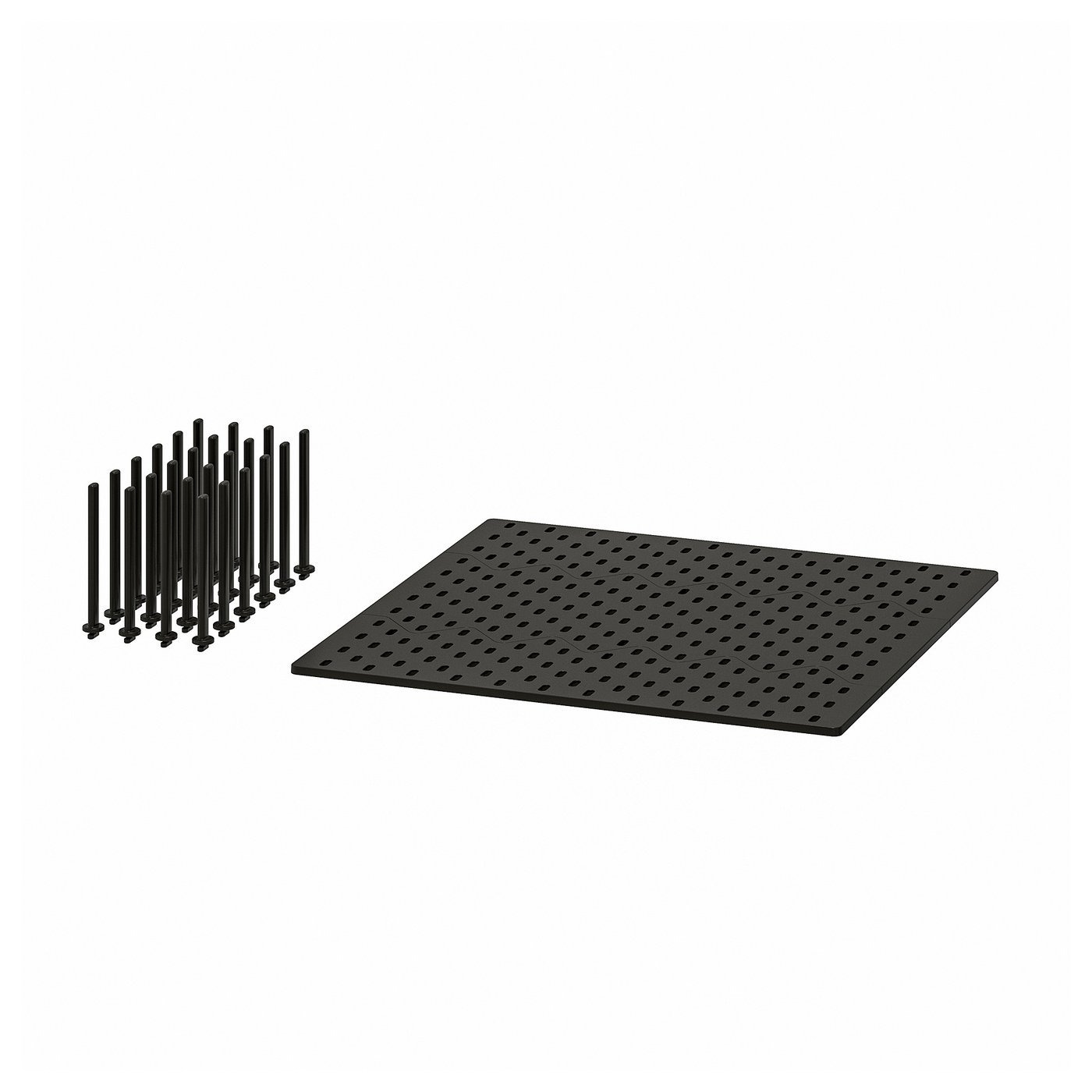 UPPDATERA - Panel perforado cajón, antracita, 60 cm