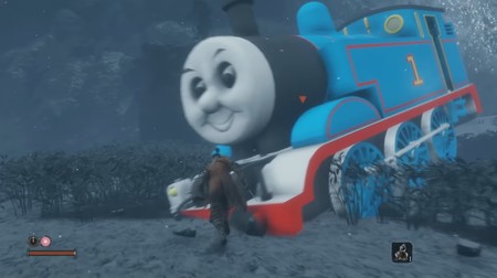 Thomas the Tank Engine vuelve a la carga al sustituir a la Gran Serpiente de Sekiro: Shadows Die Twice con este curioso mod