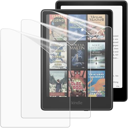 MoKo 3 Piezas Protector de Pantalla para 7" Kindle Paperwhite 12ª Generación 2024 y Kindle Colorsoft 2024/2025, Película Mate Antirreflejos para Kobo Aura 2, Compatible con Funda