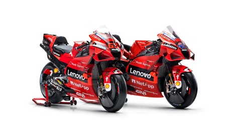 El rojo se abre paso en la nueva Ducati Desmosedici GP21, la primera moto presentada de MotoGP 2021