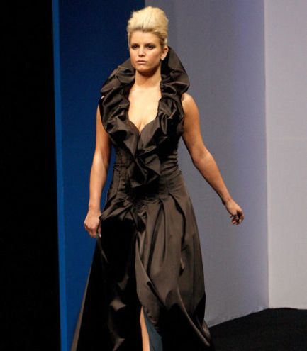 Jessica Simpson ahora en las pasarelas