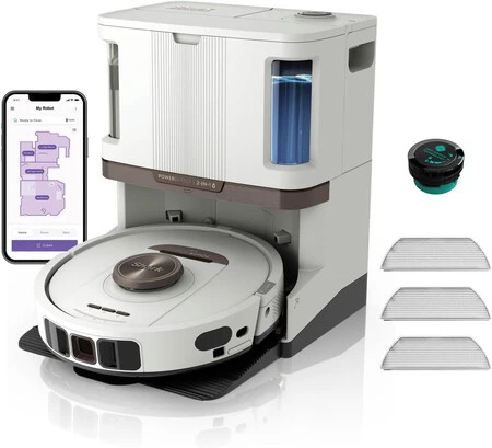 Robot Aspirador 2 en 1 Shark PowerDetect NeverTouch Pro