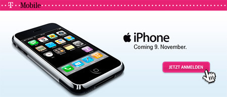 Es oficial: T-Mobile distribuirá el iPhone en Alemania