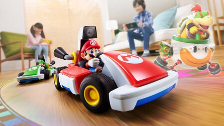 Este vídeo compara las cuatro velocidades del coche de Mario Kart Live: Home Circuit, y la de 200 cc me hace temer por mis muebles