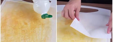 Cómo limpiar las tablas de cortar de la cocina utilizando papel absorbente