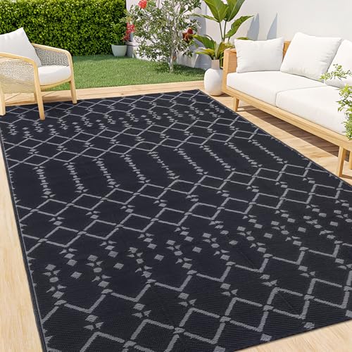Homaxy Alfombra para exterior, resistente a la intemperie