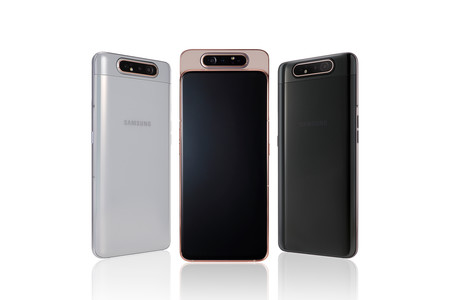 Samsung Galaxy A80: esquivando el notch con un mecanismo deslizante y giratorio