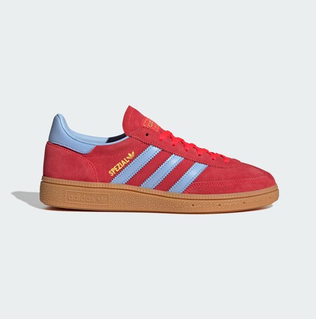 Nuevas Zapatillas Adidas Rojas Bonitas Elegantes Piel Ante Otono 2026 Tendencia
