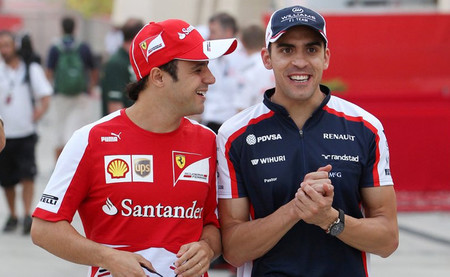 Felipe Massa y Valtteri Bottas, pilotos de Williams en 2014