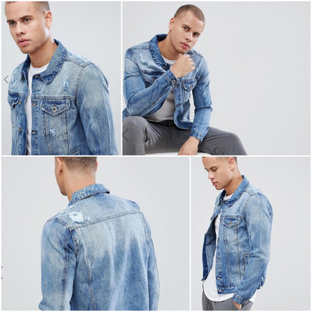 Chaqueta vaquera estilo vintage por 44,99 euros y envío gratis en ASOS