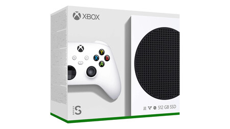 Consola - Microsoft Xbox Series S, 512 GB SSD, 1 Mando inalámbrico, Blanco