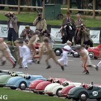 Lo más singular del Goodwood Revival 2018: una carrera para niños... ¡con coches a pedales!