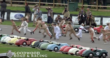 Lo más singular del Goodwood Revival 2018: una carrera para niños... ¡con coches a pedales!