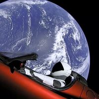 ¡El primer coche ya va rumbo a Marte! Esta es la historia del Tesla Roadster que viaja en el Space X