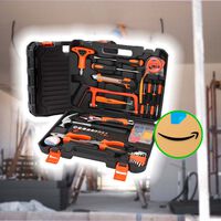 Caja con 82 herramientas para la casa por solo 379 pesos en Amazon México: martillo, pinzas, desarmadores y mucho más  