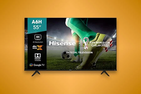 Smart TV Hisense de 55 pulgadas 4K con descuento en Amazon México: Google TV y Alexa por menos de 10,000 pesos en el Hot Sale 2022