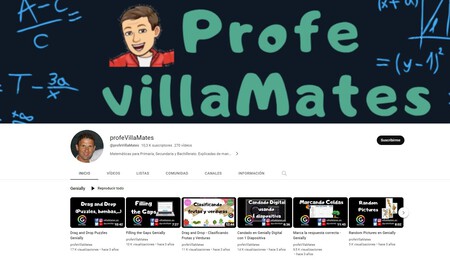 Profevillamates Youtube