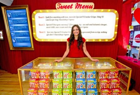 ¿No llevas dinero suelto? En esta tienda de Kelloggs puedes pagar con un tweet