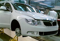 Nuevo Skoda Superb, fotos en la línea de montaje