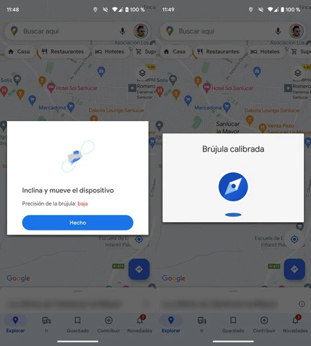 Google マップの場所