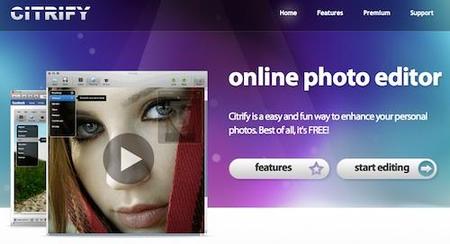 Citrify, un avanzado editor de imágenes online