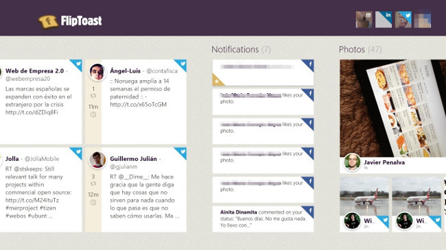 Cinco aplicaciones para utilizar tus redes sociales con Windows 8