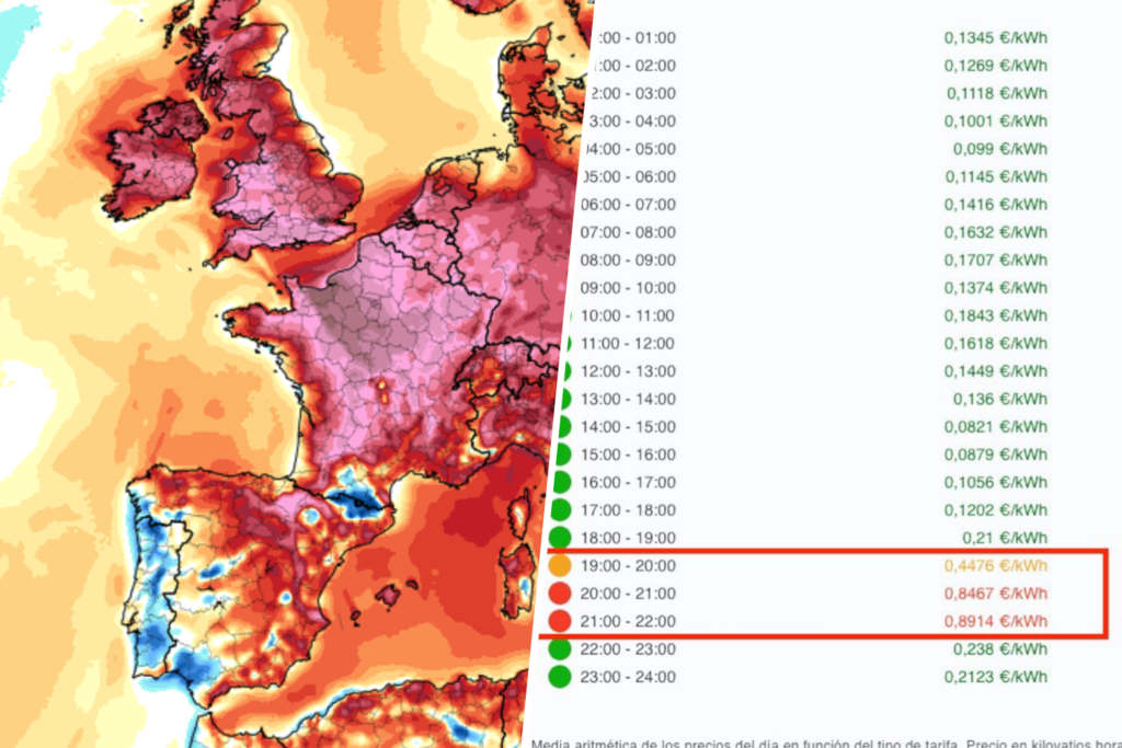 Hoy, a las 21 horas, vamos a pagar el kilovatio-hora más caro de todo 2026. Y esto es solo la primera ola de calor del año