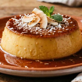 Cómo hacer un flan de coco con 1 lata de leche condensada y un toque de ron: receta sin horno y queda listo en solo 1 hora 