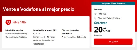 Promo Vodafone Fibra Movil