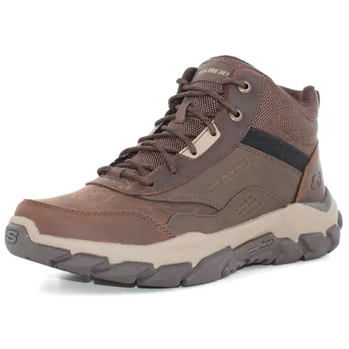 Skechers Santoro Hopkins - Botas de senderismo para hombre, color cacao, talla 44, cacao, 44 EU