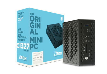 Zotac ZBOX CI327 nano, un mini-PC compacto para montar tu HTPC sin muchas pretensiones