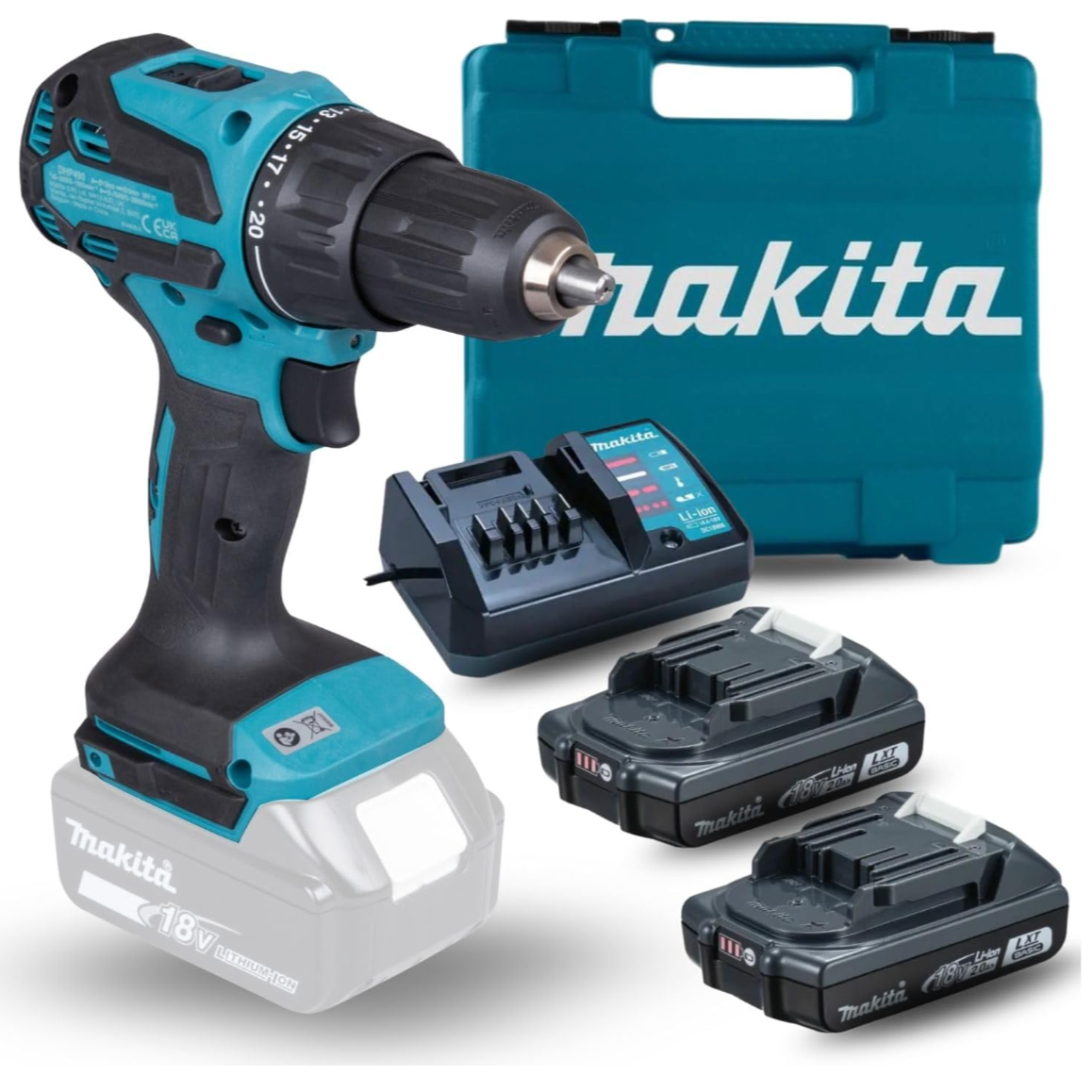 Rotomartillo inalámbrico Makita