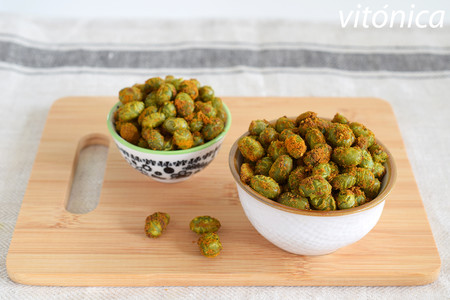 Edamames especiados al horno: receta de snack saludable