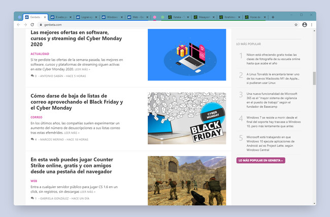 Agrupar Pestanas Chrome Google