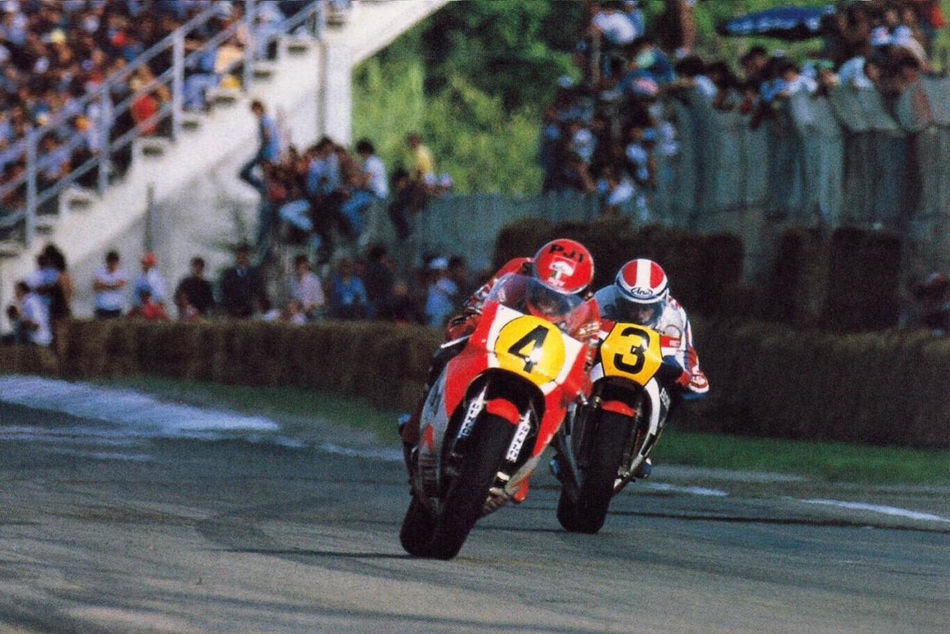 Cuando Freddie Spencer fue el primer "guarro" de la historia MotoGP y retiró a Kenny Roberts de las motos