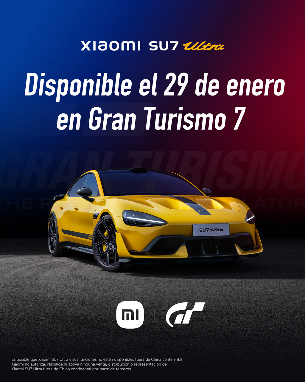 PlayStation hace posible poder conducir el Xiaomi SU7 Ultra en Europa antes de 2027 gracias a Gran Turismo 7