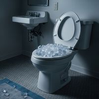 He probado a echar cubitos de hielo en la taza del váter después de verlo en TikTok. Esto es lo que ha pasado