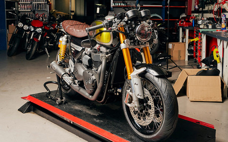Triumph Madrid y su espectacular Speed Twin MQ#4 ganan en el concurso Garage Icon 2020