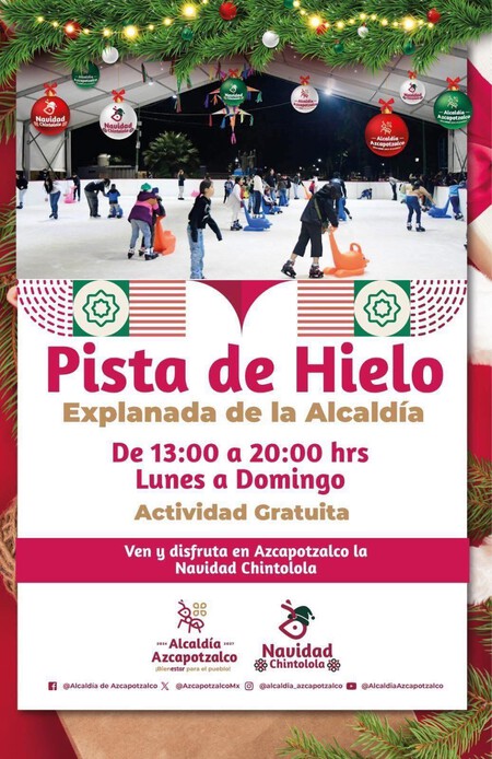 Plan navideño sin costo: estas son las alcaldías de CDMX y municipios del Edomex con pistas de hielo gratuitas 