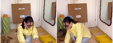 Una alemana tenía un balcón triste y aburrido: quiso llenarlo de color para sentirse en la Toscana con muebles y complementos de Ikea 