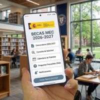 Ya puedes solicitar la Beca MEC 2026-2027: desde el móvil y sin aportar documentación