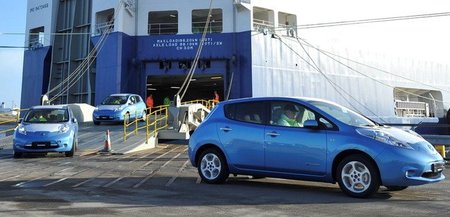 Los Nissan Leaf desembarcan en Europa