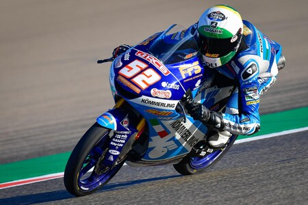 El novato Jeremy Alcoba manda en los FP2 de Teruel pero Jaume Masiá sigue siendo el más rápido de Moto3