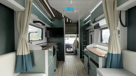 Interior de la caravana