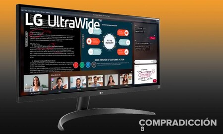 LG 29WP500-W: un monitor ultrawide económico que PcComponentes tiene más barato que otras tiendas, por 179,99 euros