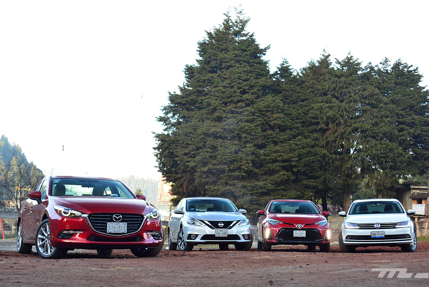 Comparativa: Mazda3 vs. Nissan Sentra vs. Toyota Corolla vs. Volkswagen Jetta (II)