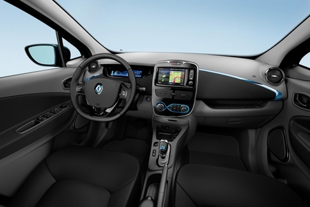 Renault ZOE interior de la versión Intens