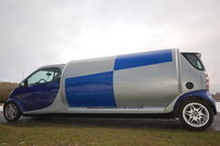 El Smart ForTwo publicitario de 5,1 metros de largo