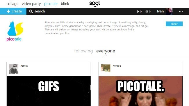 So.cl mejora los collages y añade integración con la app Blink y un generador de memes